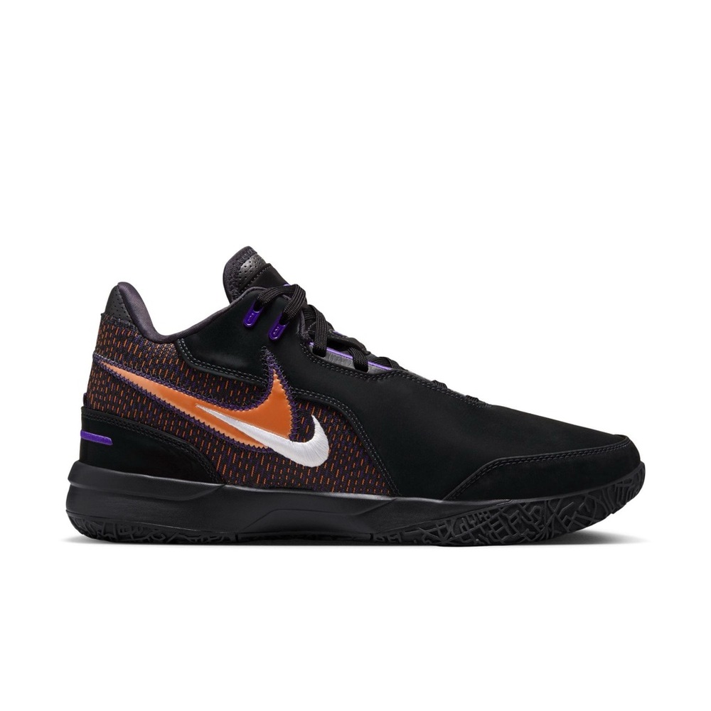 Nike Zoom Lebron NXXT Gen AMPD Diana Taurasi Sneakers in Purple/Black/Mandarin